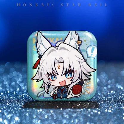 Square Cartoon Badges