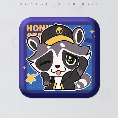 Honkai Star Rail Square Cartoon Badges