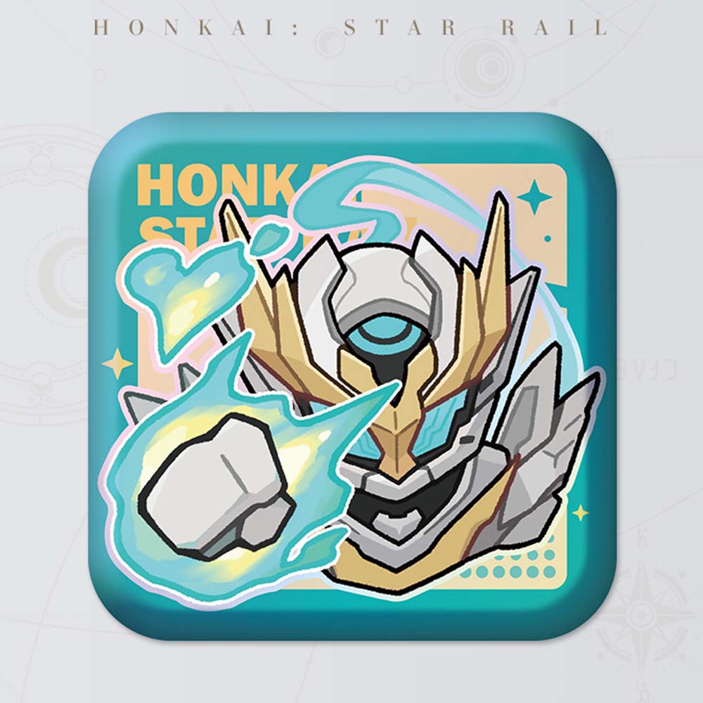 Square Cartoon Badges