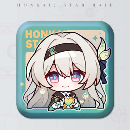 Square Cartoon Badges