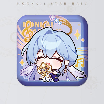 Honkai Star Rail Square Cartoon Badges