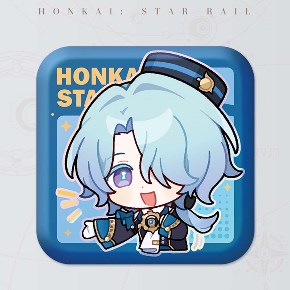 Square Cartoon Badges