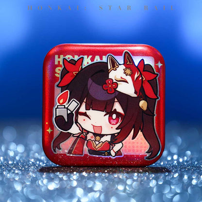 Honkai Star Rail Square Cartoon Badges