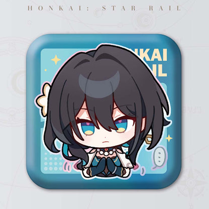 Square Cartoon Badges