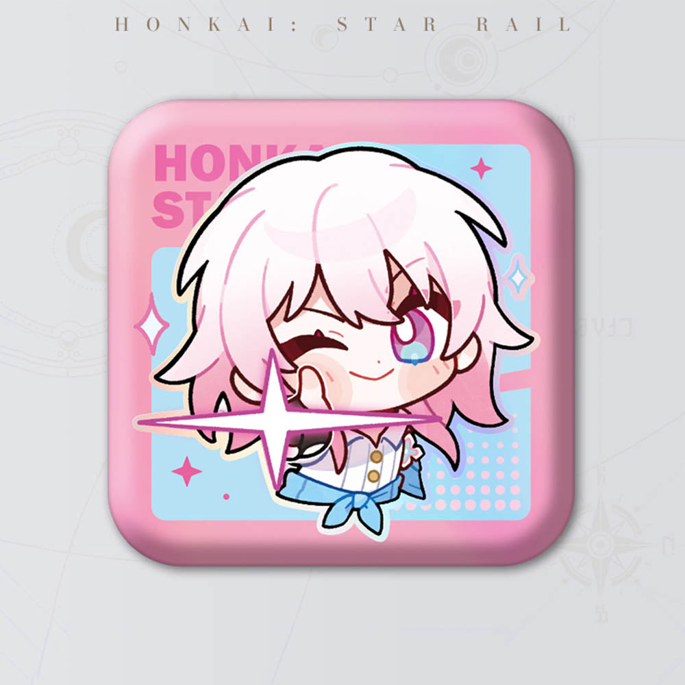 Square Cartoon Badges