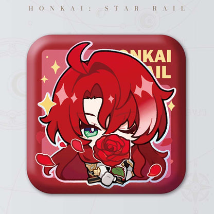 Square Cartoon Badges