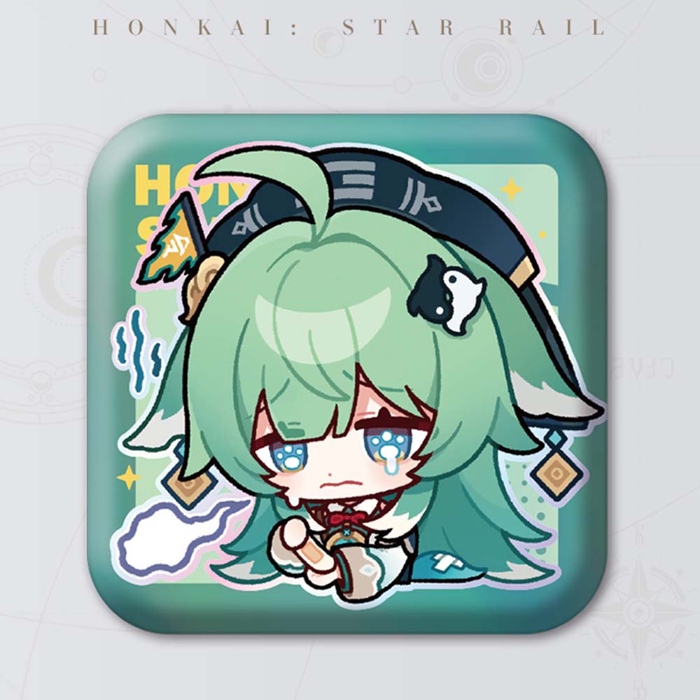 Square Cartoon Badges