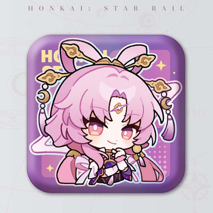 Square Cartoon Badges