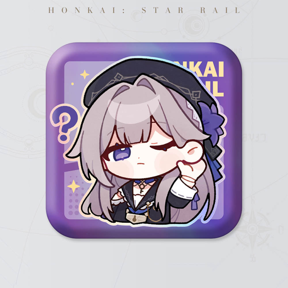 Square Cartoon Badges
