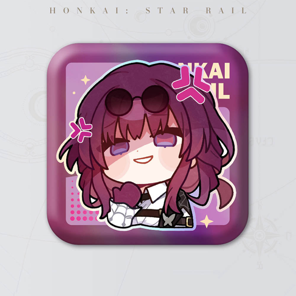 Square Cartoon Badges