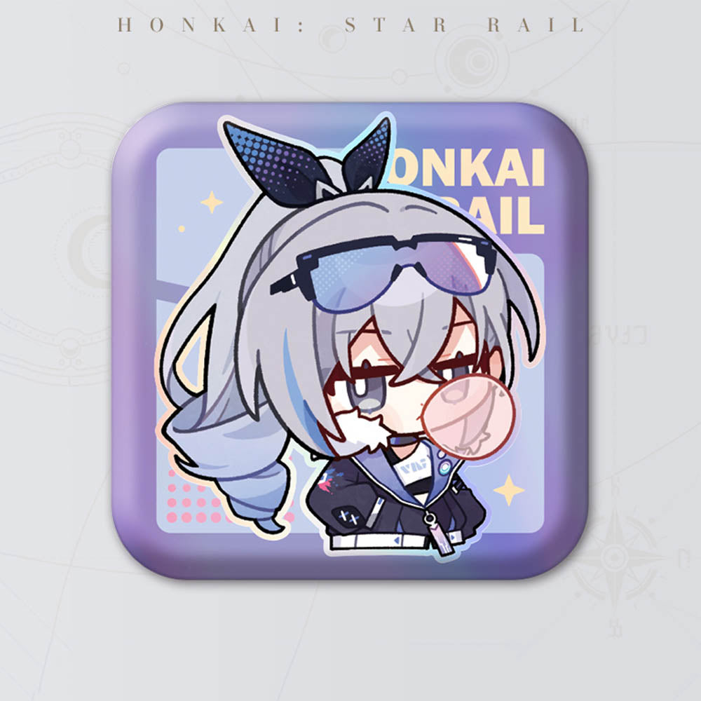 Square Cartoon Badges