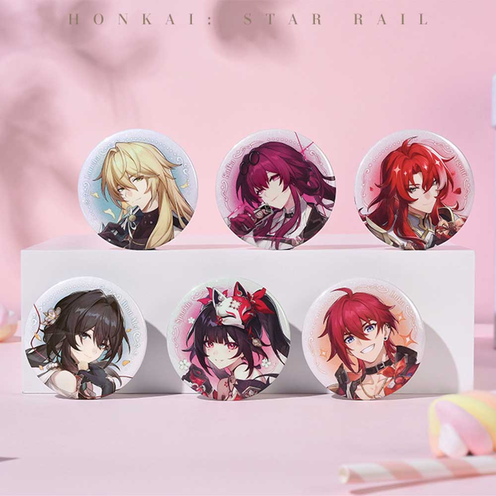 Honkai Star Rail Tinplate Badges