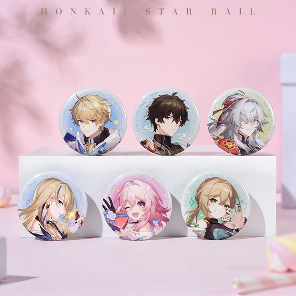 Honkai Star Rail Tinplate Badges