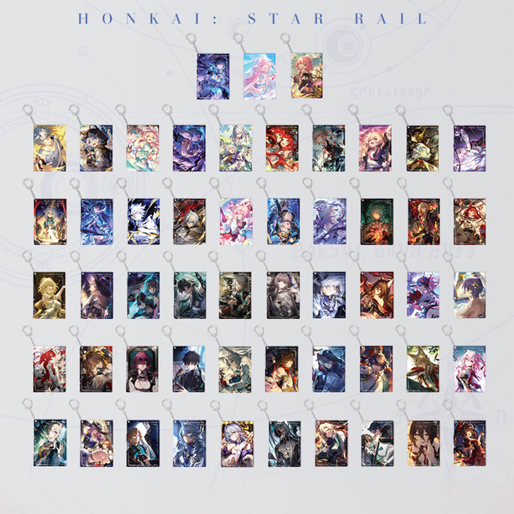 Light Cone Acrylic Keychain