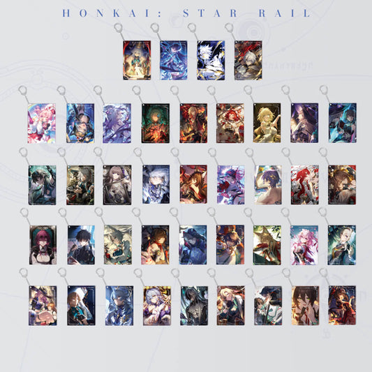Honkai: Star Rail Light Cone Acrylic Keychain