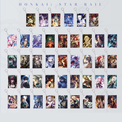 Light Cone Acrylic Keychain