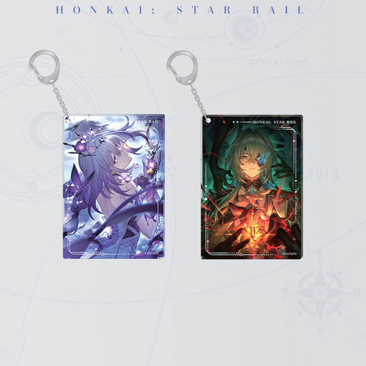 Light Cone Acrylic Keychain