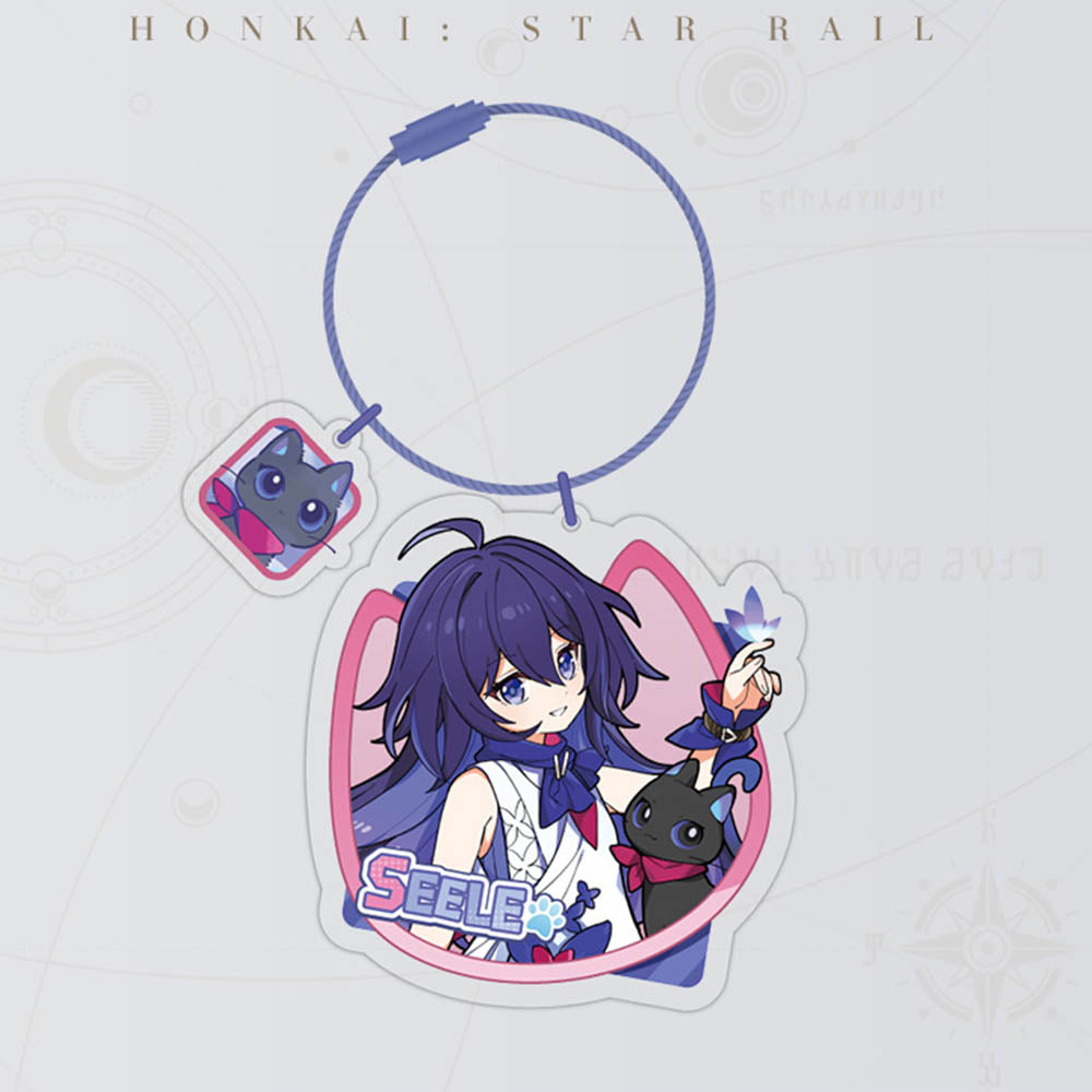 Honkai Star Rail Little Cat Series Acrylic Pendant