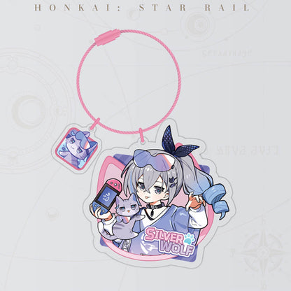 Honkai Star Rail Little Cat Series Acrylic Pendant