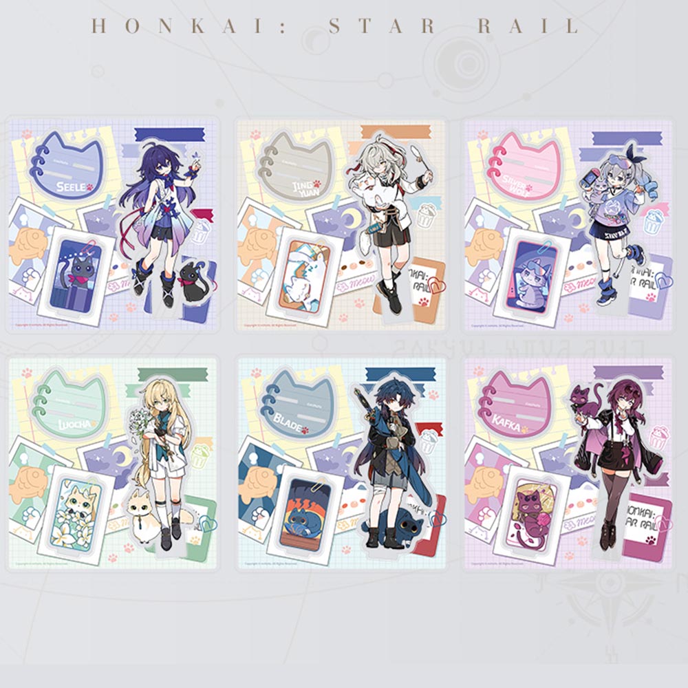 Honkai Star Rail Little Cat Series Acrylic Stand