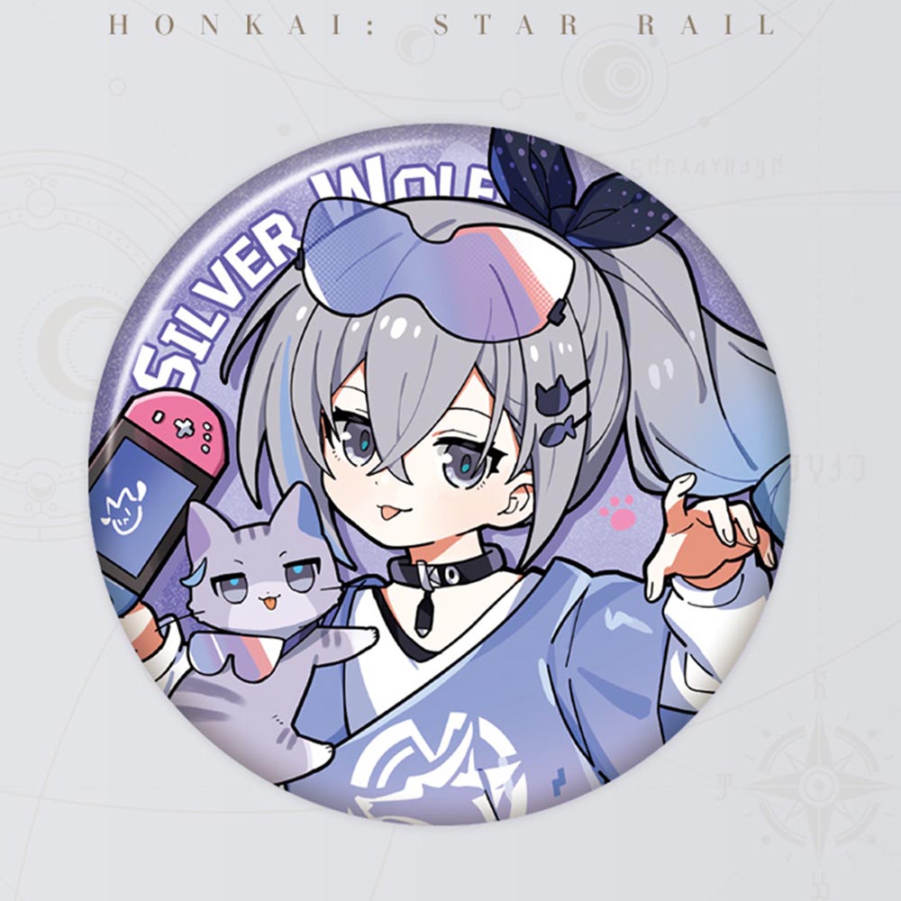 Honkai Star Rail Little Cat Series Tinplate Badge