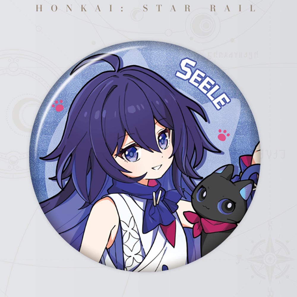 Honkai Star Rail Little Cat Series Tinplate Badge