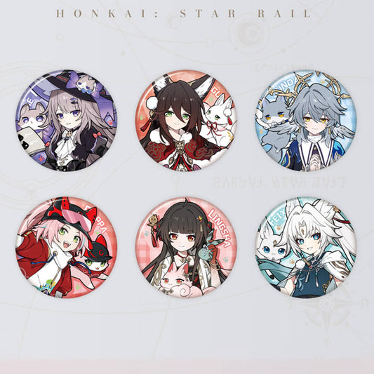 Honkai: Star Rail Little Cat Series Tinplate Badge