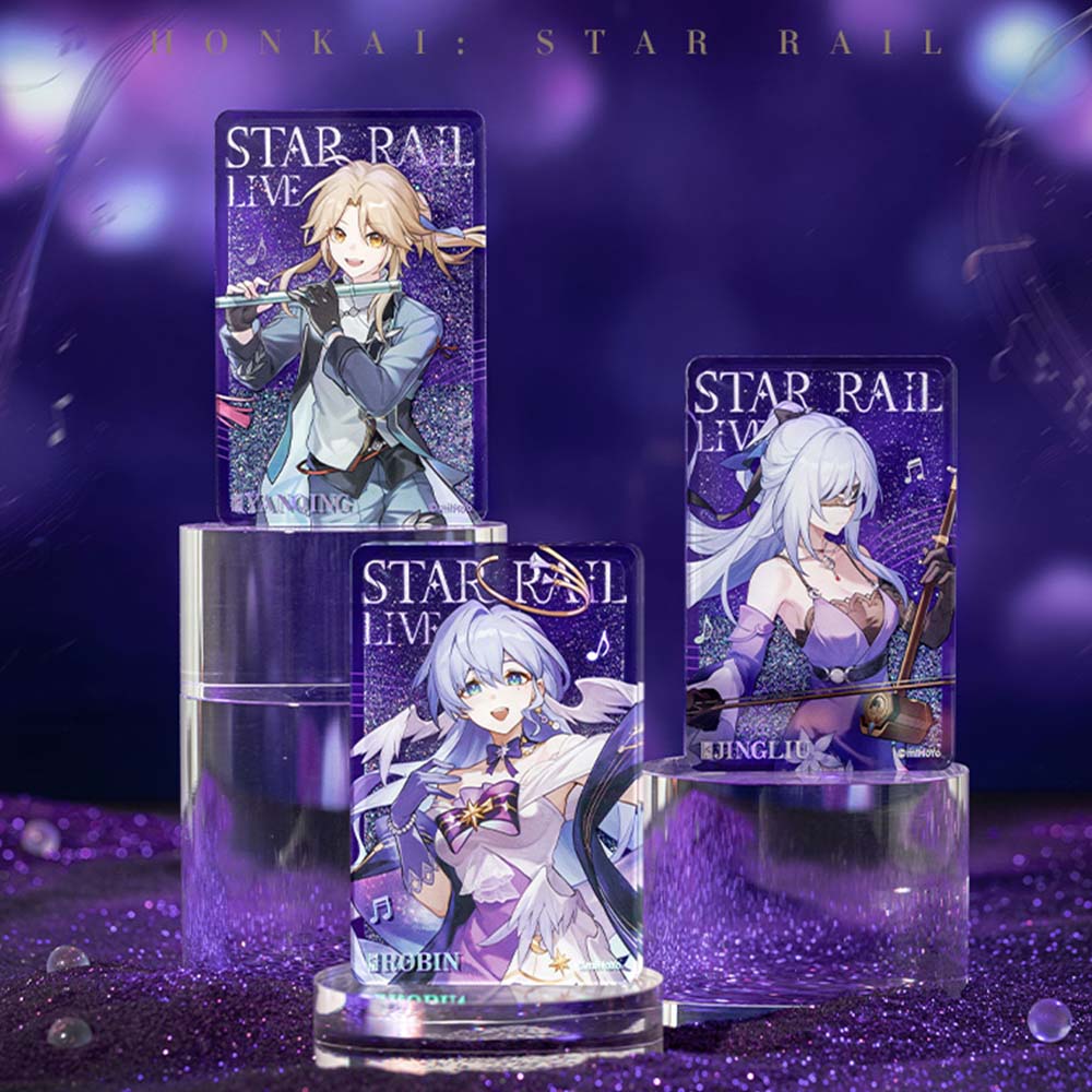 Honkai Star Rail Live 2024 Acrylic Quicksand Block