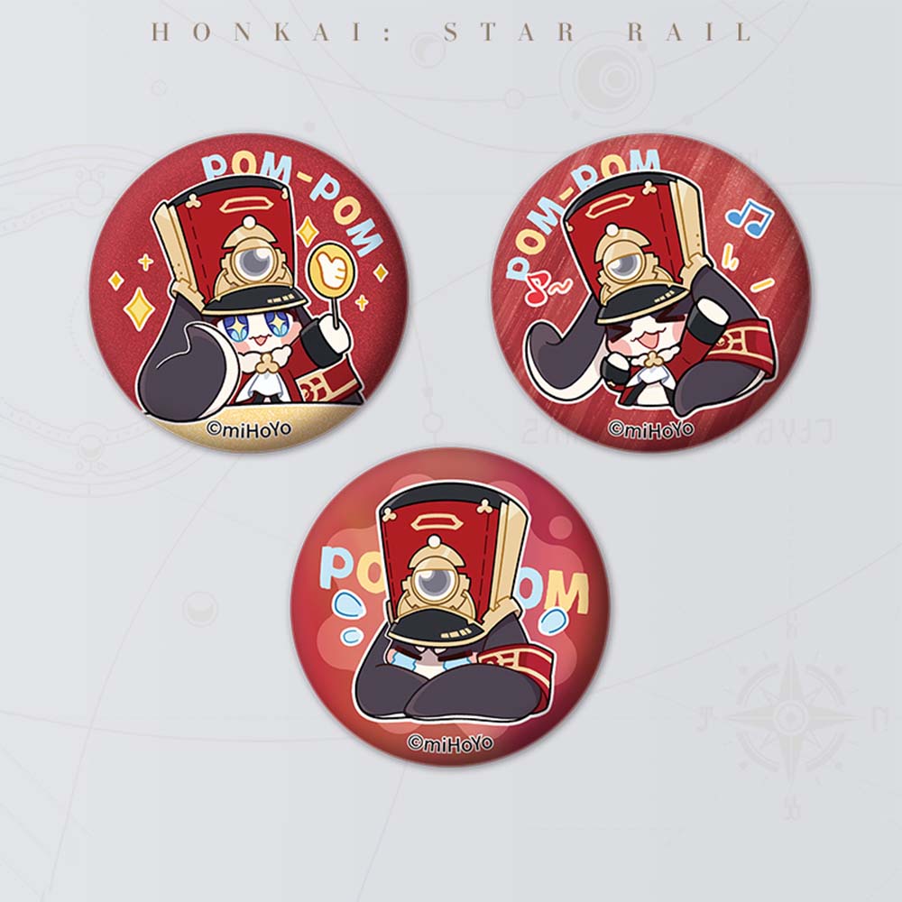Honkai Star Rail Pom Pom Badge Set Honkai Shop