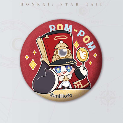 Honkai Star Rail Pom Pom Badge Set