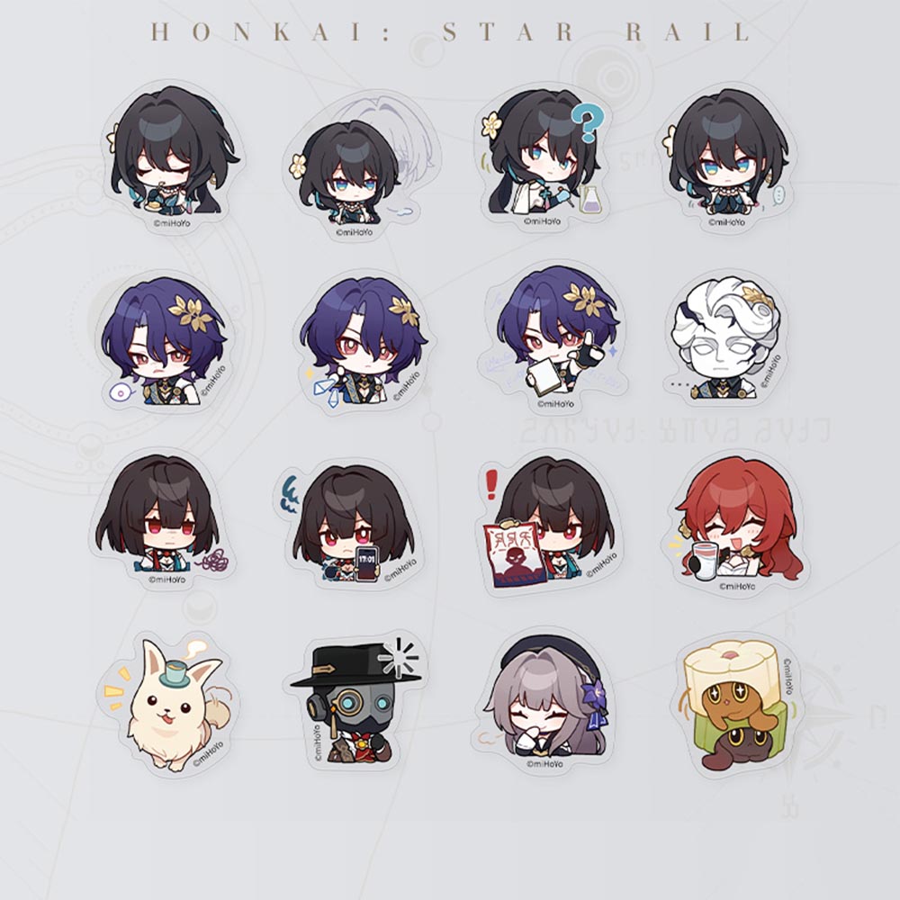 Honkai Star Rail Sticker Pack