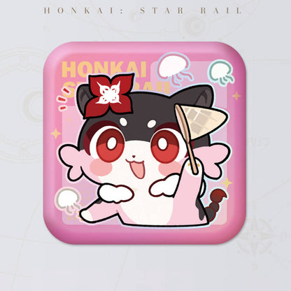 Square Cartoon Badges