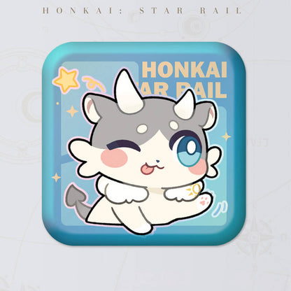 Square Cartoon Badges