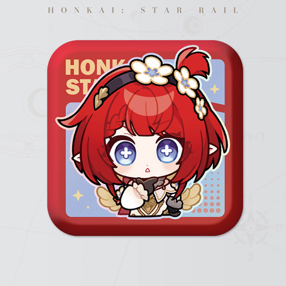 Square Cartoon Badges
