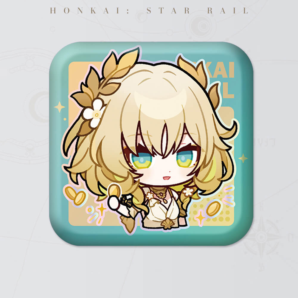 Square Cartoon Badges