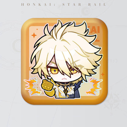 Square Cartoon Badges