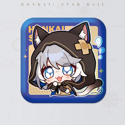 Square Cartoon Badges