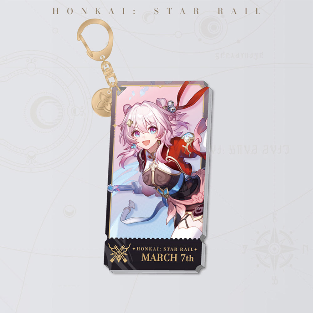 Honkai: Star Rail Hunt Path Character Keychain