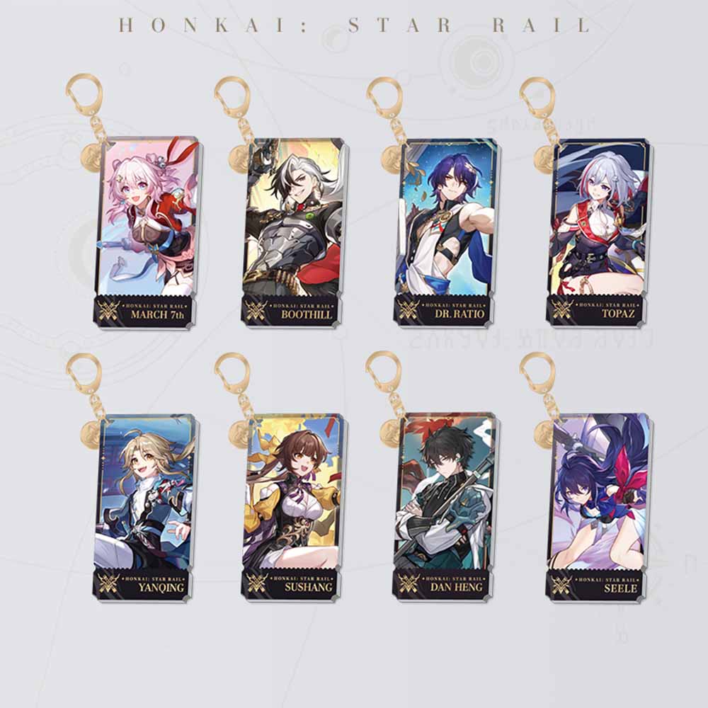 Honkai: Star Rail Hunt Path Character Keychain