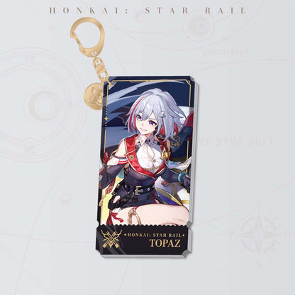 Honkai: Star Rail Hunt Path Character Keychain