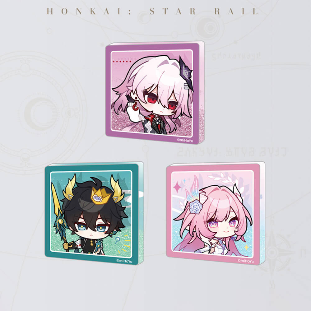 Acrylic Quicksand Fridge Magnet