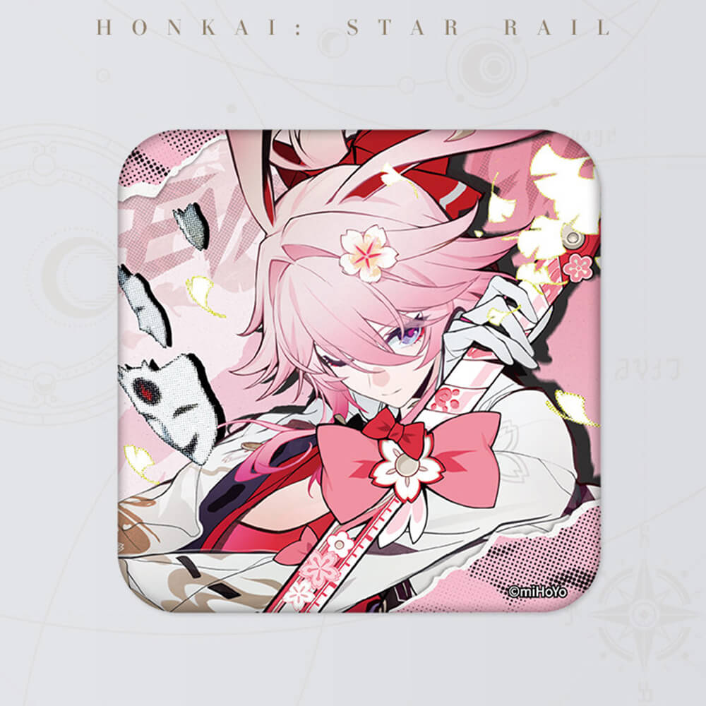 Aha Universe Series Square Tinplate Badge