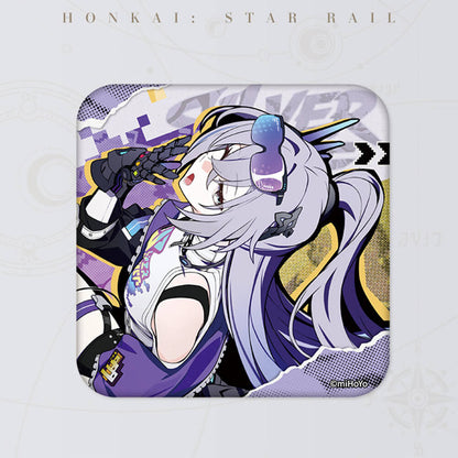 Aha Universe Series Square Tinplate Badge
