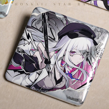 Aha Universe Series Square Tinplate Badge