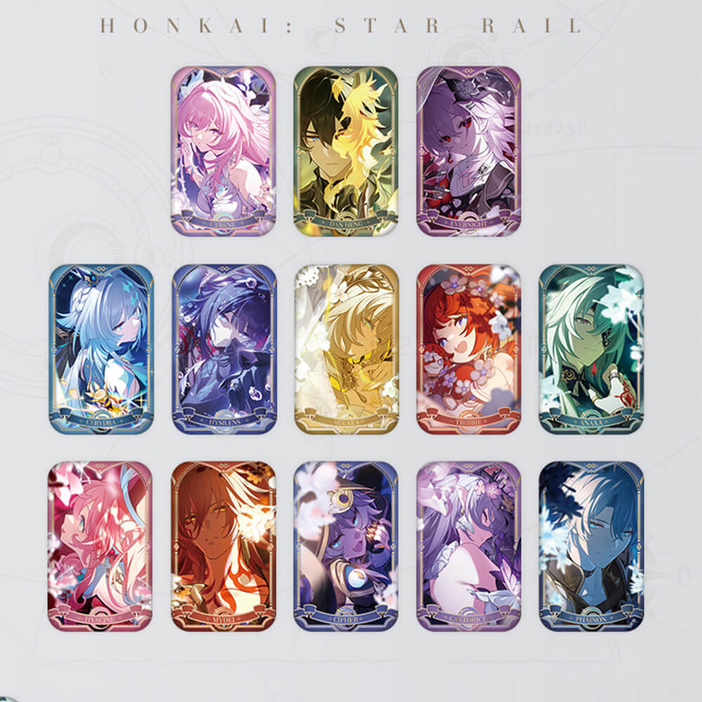 Amphoreus’ Saga of Heroes Series Tinplate Badges