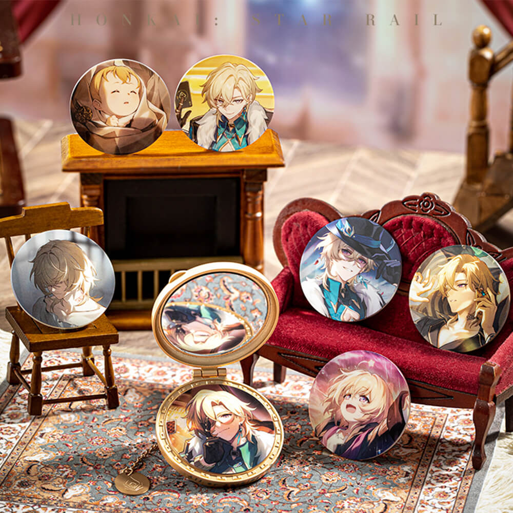 Aventurine Imitation Pocket Watch Keychain