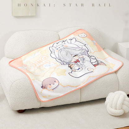 Boys Dormitory Q Version Home Series Blanket