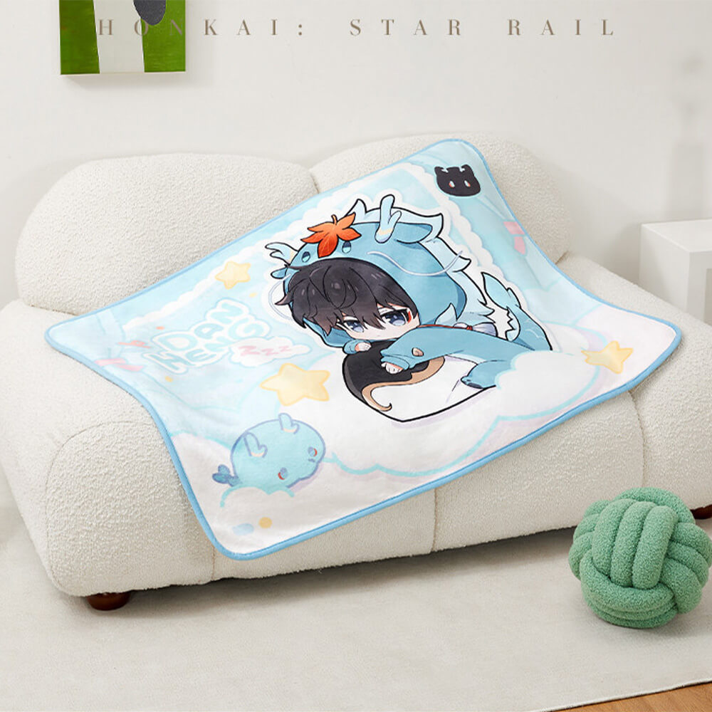 Boys Dormitory Q Version Home Series Blanket