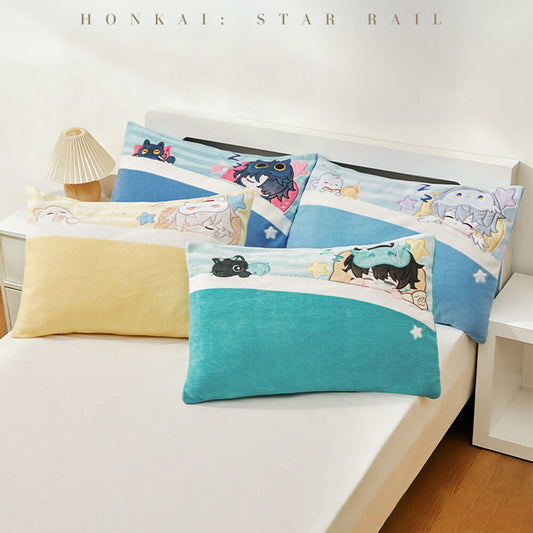 Boys Dormitory Q Version Home Series Pillowcase