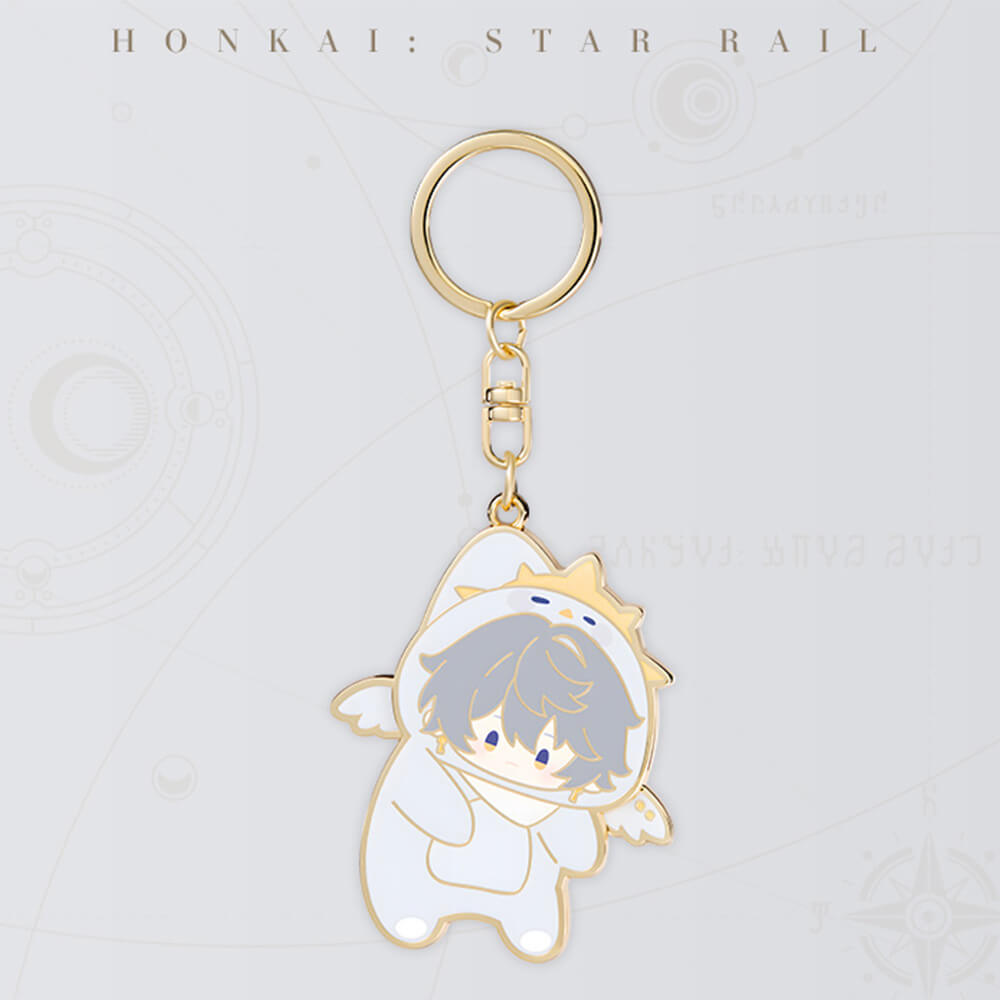 Boys Dormitory Series Q Version Metal Keychain